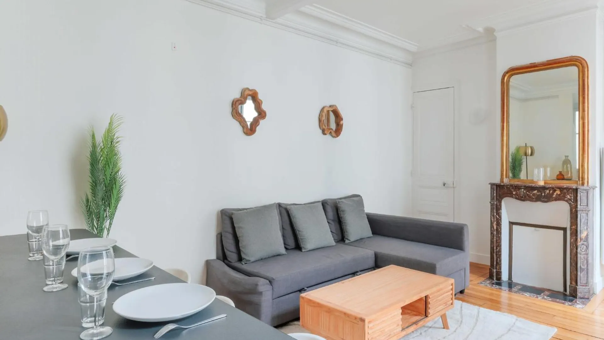 Bright Apartment - 1 Bdr 2P - Ternes Monceau Paris France